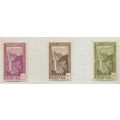 Reunion Stamps Scott #126, 127, & 129, Mint Hinged