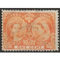 Canada 1897 SG123 1c Orange-Yellow Fine Used ..