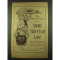 1912 Swift's Silver-Leaf Lard Ad - Swift's Litt...