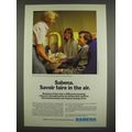 1985 Sabena Airlines Ad - Savoir faire in the air