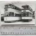 Photo Sheffield Tram no.218 & 513 in 1958