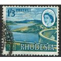 Rhodesia 1966 Definitive Issue 1/3d Blue and Oc...
