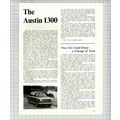 (6504) The Austin 1300 Car Review - 1969 Article