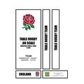Tabletop Rugby Union Subbuteo Box Label England