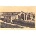 Nantes gare d'Orleans France Postcard unused VGC