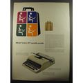 1954 Olivetti Lettera 22 Portable Typewriter Advertisement