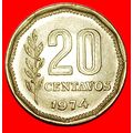 LIBERTY (1970-1976): ARGENTINA ★ 20 CENTAVOS 19...