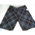 New Mens 30 Lost Brasko Black Plaid Surf Swim S...