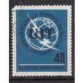 Germany 1965 ITU Emblem 40pf Fine Used SG 1397 VGC