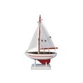 Pack Of 2] Wooden Red Pacific Sailer Model Sail...