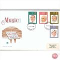 GB FDC 1980 - British Conductors - Music - Lond...