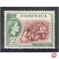 Dominica stamps 1954 - SG 142 - 2c Carib Basket...