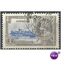 Cyprus 1935 SG144 3/4 Piastre Ultramarine & Gre...