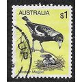 AUS 1980 $1.00 'BIRDS - WESTERN MAGPIE' FINE US...