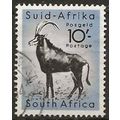 South Africa 1954 SG164 10/- Black & Cobalt Fin...