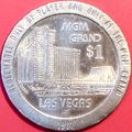 MGM Grand. $1 Casino Token. Las Vegas, NV. R94.
