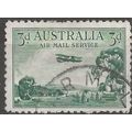 Australia 1929 SG115 3d Green AIR Fine Used .