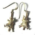 925 Sterling Silver Koala Dangle Earring
