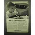 1964 Bell Telephone Ad - Bobby's in a Suitcase