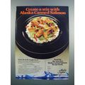 1983 Alaska Seafood Ad - Canned Salmon Stirfry Recipe