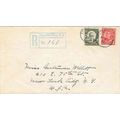 Canada REGISTERED 1932, Granville Ferry NS to USA