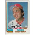 1982 Topps Johnny Bench baseball card #400- HOF...