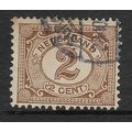 NETHERLANDS 1898 NEW DAILY STAMP 2c BROWN SG 17...