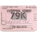 London Transport Railways Weekly Ticket - Liver...