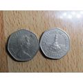Jersey 1982 Elizabeth ll 20p Coin