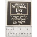 vintage Beer Mat - Gaymers Norfolk Dry Cyder