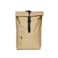 RAINS Waterproof Rolltop Rucksack BackPack Sand...