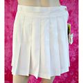 Designer Womens White Tennis Skirt Size 6 New W...