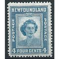 Newfoundland 1946 SG293 4c Light Blue Unmounted...