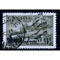 CANADA 1951 CANADIAN CENT 4c BLACK MAIL TRAIN S...