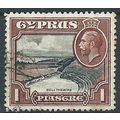 Cyprus 1934 SG136 1pi Black & Red-Brown Fine Us...