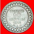 FRANCE: TUNISIA ★ 10 CENTIMES 1330-1912A! LOW S...