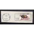 Used 2428 25c Sleigh and Presents Fort Myers, F...