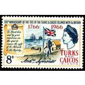 Turks & Caicos Islands 1966 Ties With England 8...
