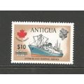 Antigua 1975 Ship $10 on 75c overprint, mint. S...