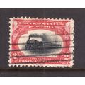 USA 1901 2c BLACK AND RED STATE EXPRESS TRAIN S...