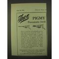 1922 Thor Pigmy Pneumatic Drill Ad