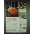 1951 General Electric Automatic Blanket De Luxe Ad