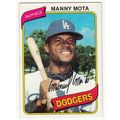 1980 Topps baseball card 104 Manny Mota - Dodgers