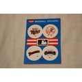 1989 Fleer Yankees Team History Stickerback w/4...