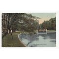 The Lake Wardown Park Luton Postcard 1911 Bedfo...