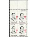 1823, 15¢ Misperforation ERROR Plate Block With...