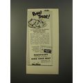 1954 Wakefield's Frozen Alaska King Crab Meat Ad - Royal Treat!