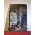 FLEMISH HOME by J A Heyermans antique postcard ...