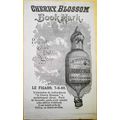 1890 Cherry Blossom Book Mark. Perfume, Toilet ...