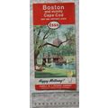 1964 Esso map & visitor's guide - Boston and vi...